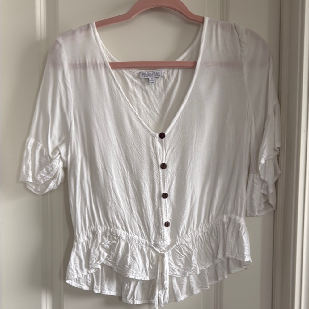 Button tee